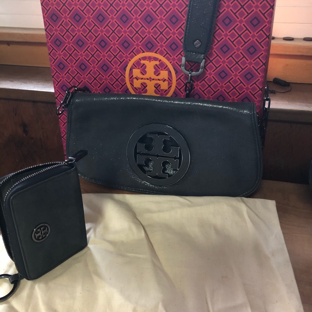 TB Amanda clutch 48” strap,  purse only no wallet.